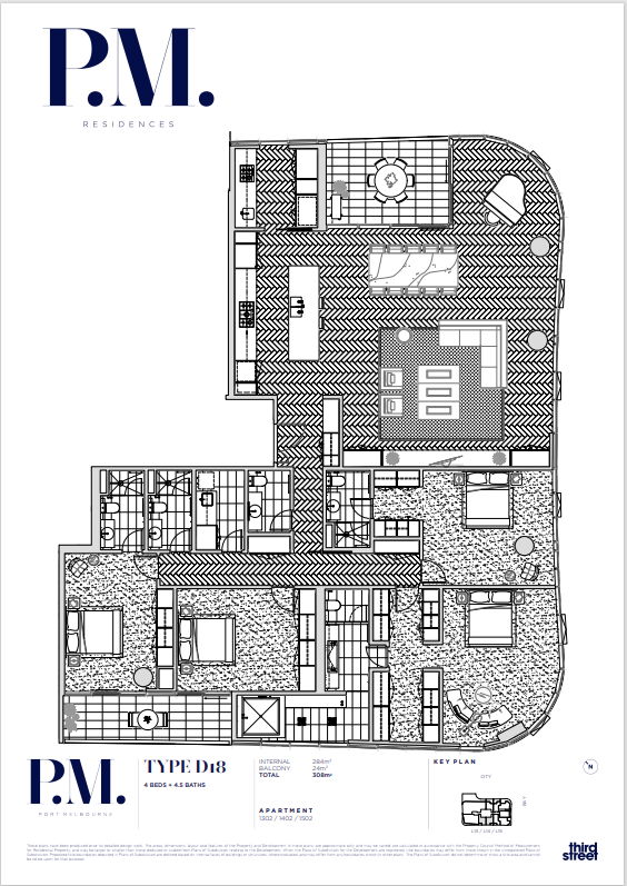 Port Melbourne Penthouse (Heated Pool)