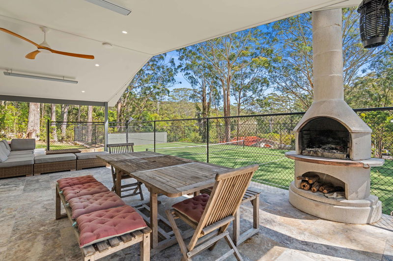 Treetop Acreage with Tennis Court