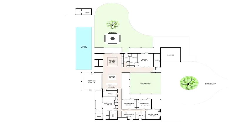 Amelika - luxury 25 acre estate with pool