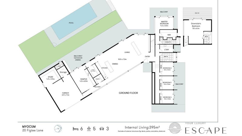 Myocum Retreat - luxury hinterland estate with pool