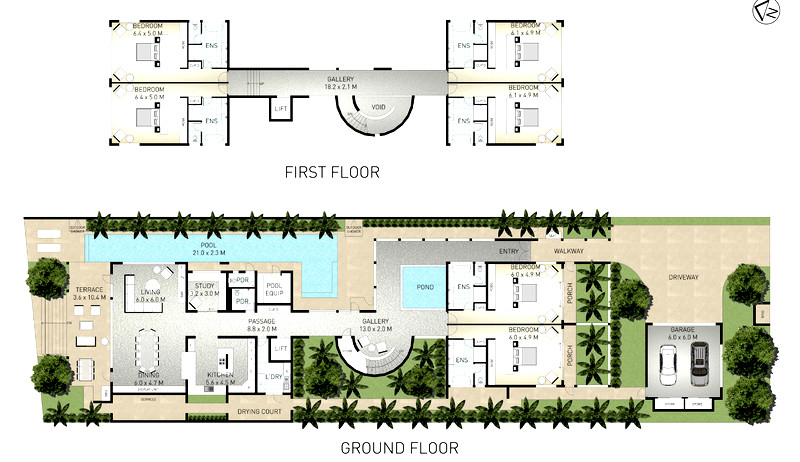 Floor plans